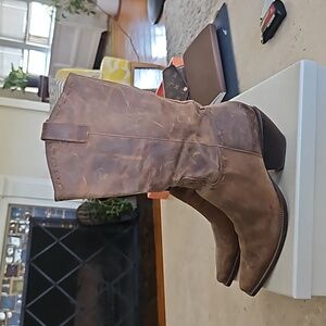 BCBG girls Putty Brown Cowboy Boots - W7 US